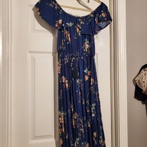 Maxi Dress, Off The Shoulder